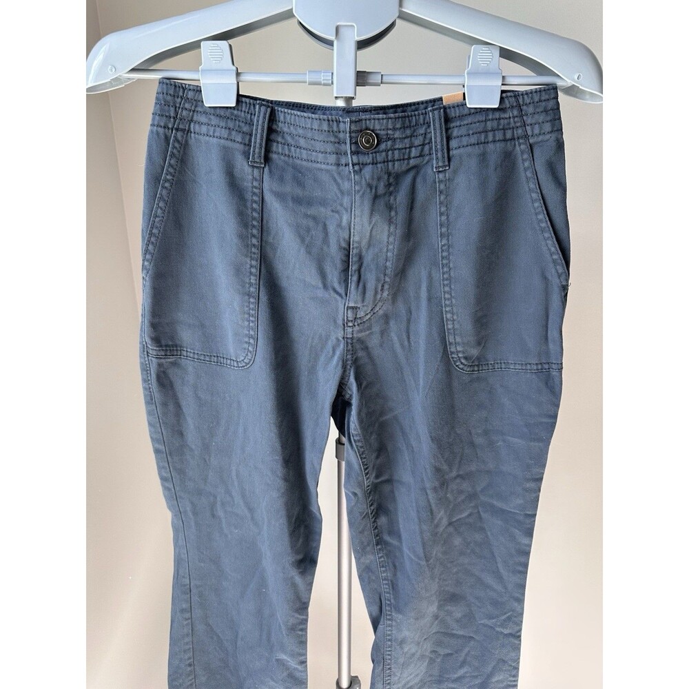 Prana Sancho Slim Pant High Rise Organic Stretch Twill Dark Sky Blue Women 6 NWT - Picture 5 of 8